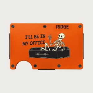Ridge Wallet - Graveyard Shift - Basecamp Orange
