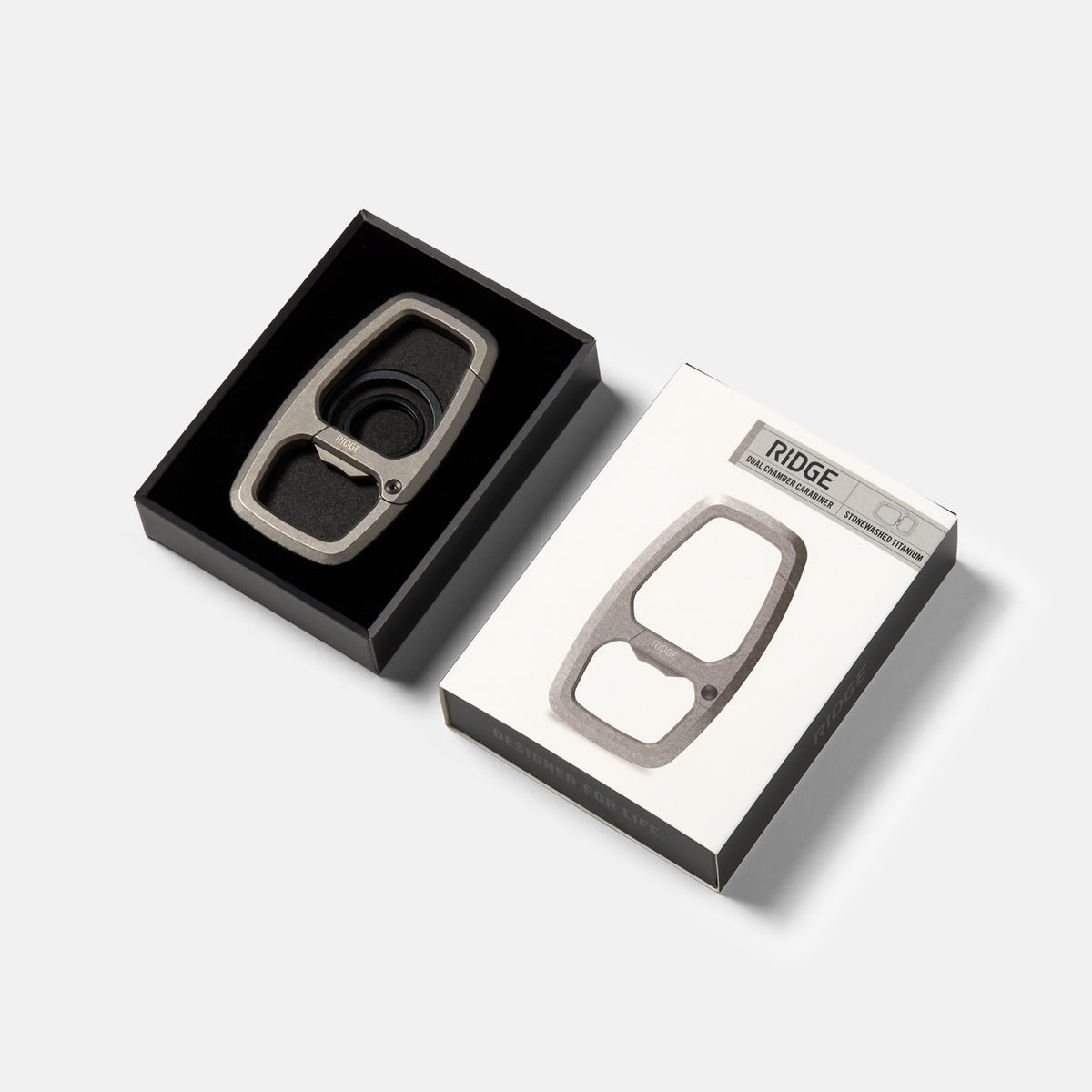 Dual Chamber Carabiner - Stonewashed Titanium - Image 9