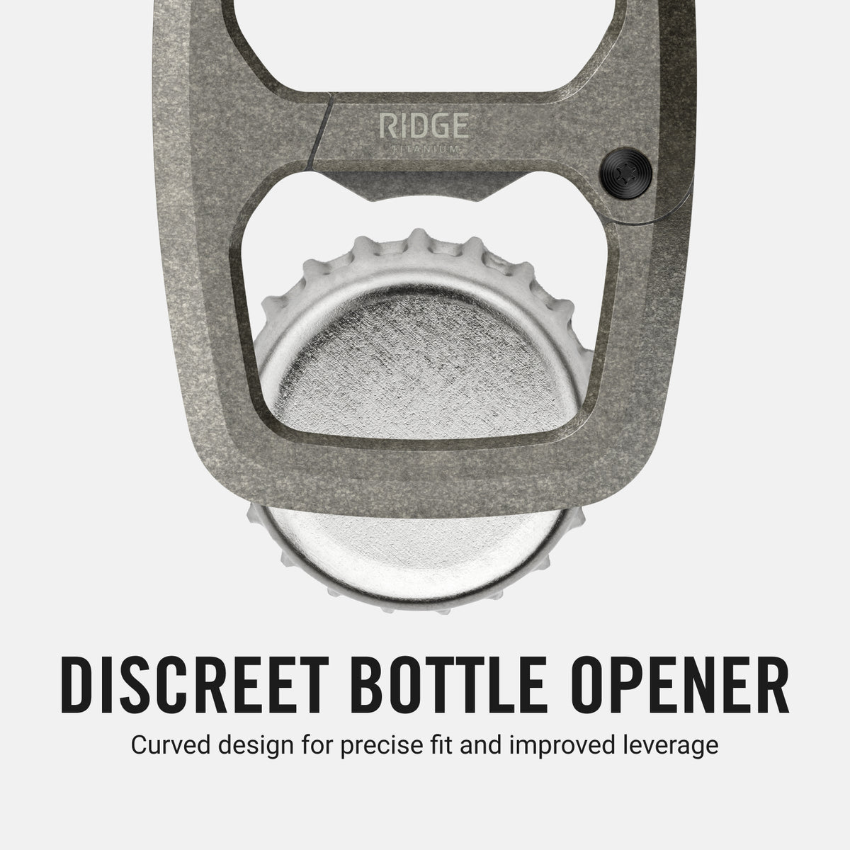 Dual Chamber Carabiner - Stonewashed Titanium - Image 4