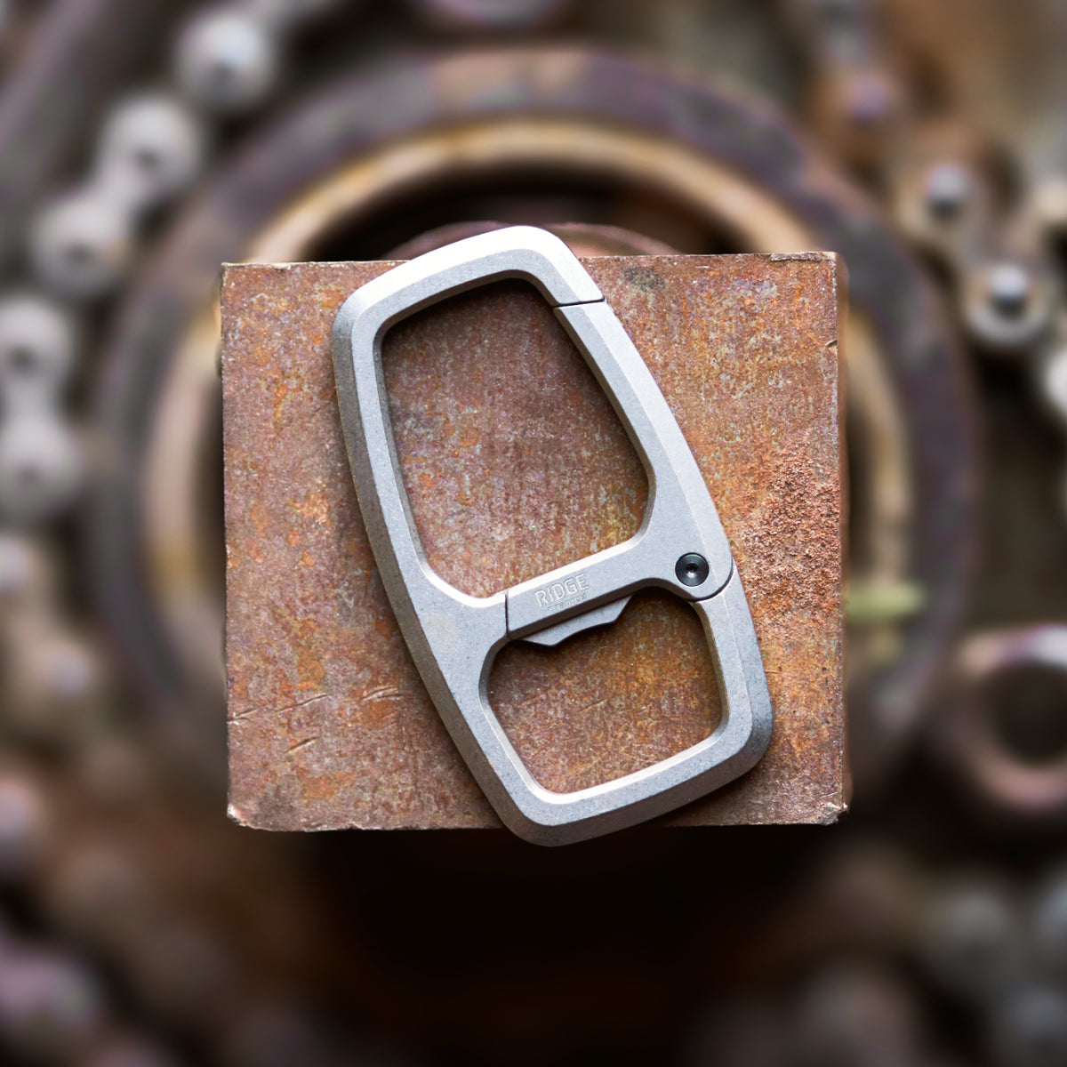 Dual Chamber Carabiner - Stonewashed Titanium - Image 8