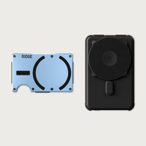 Ridge Wallet for MagSafe + Power Bank - Glacier + Matte Black