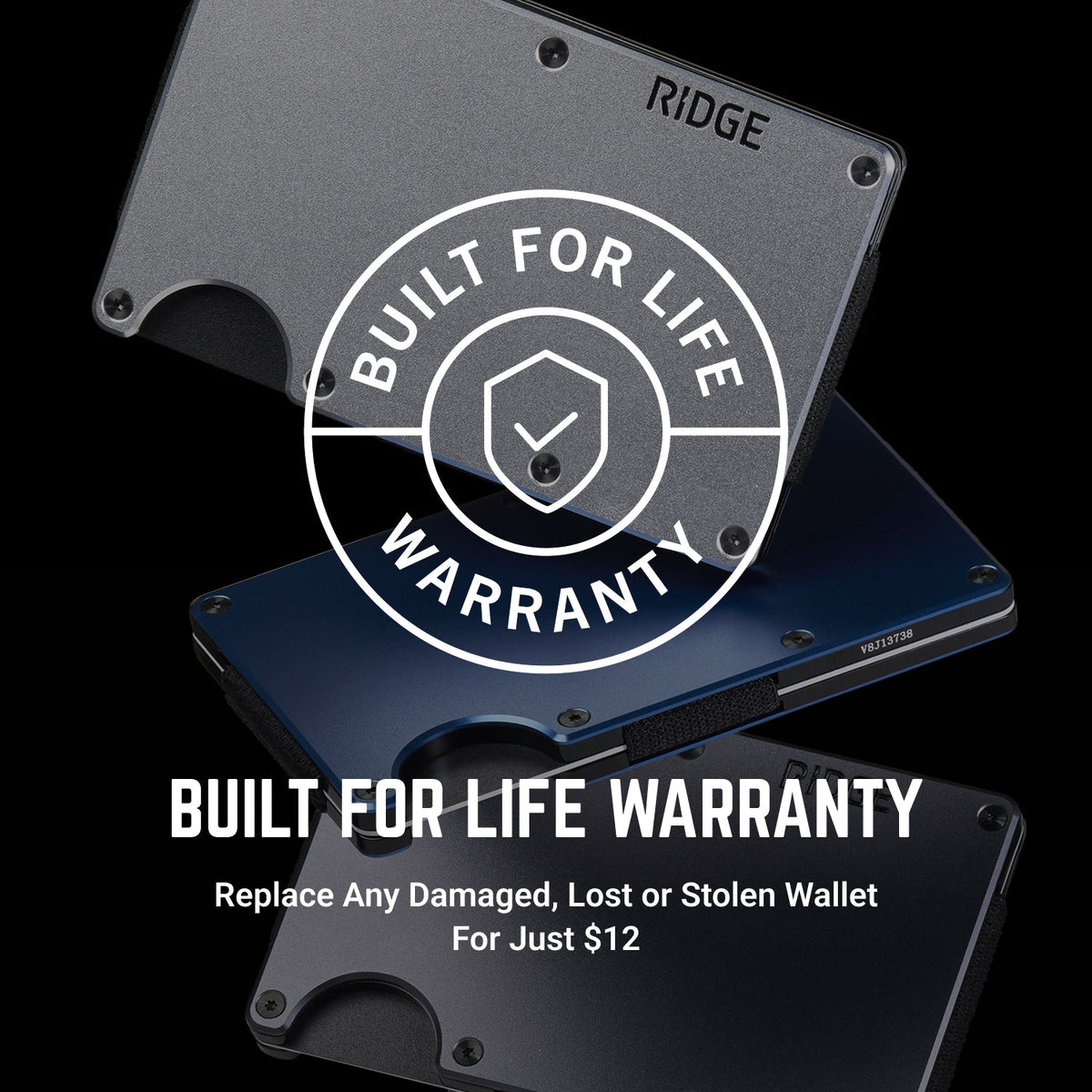 Ridge Wallet - Haunted Hops - Matte Black - Image 6