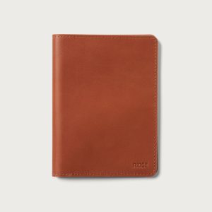 Passport Wallet - Tobacco Brown Leather
