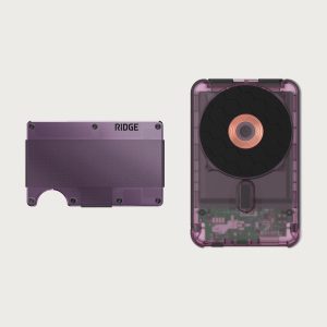 Ridge Wallet + Power Bank - Atomic Purple