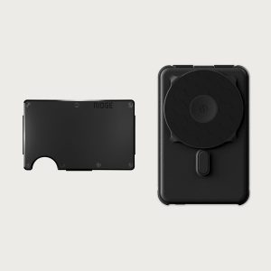 Ridge Wallet + Power Bank - Royal Black + Matte Black